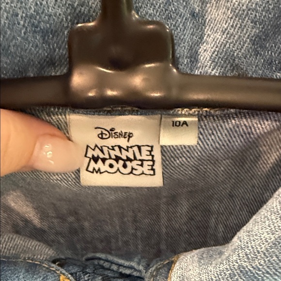 Disney Blue Denim Jacket with Mini mouse print size 10A - Picture 2 of 5
